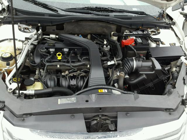 3FAHP07Z88R114011 - 2008 FORD FUSION SE WHITE photo 7