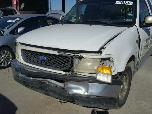 1FTDX1760VND05778 - 1997 FORD F150 WHITE photo 9