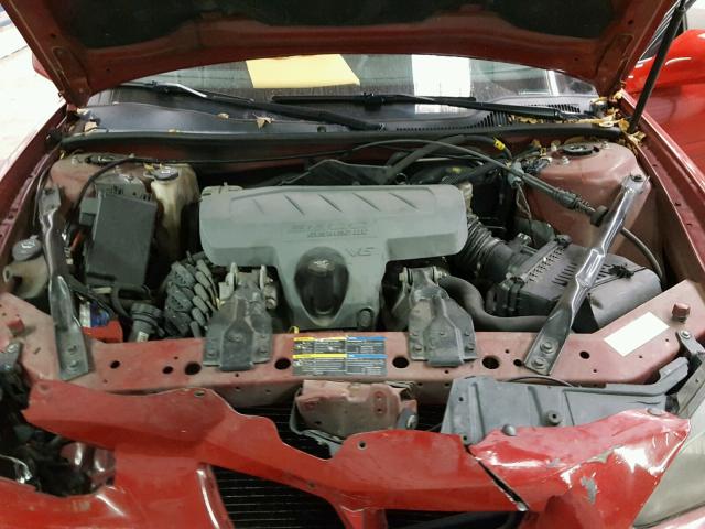 2G2WP552181121170 - 2008 PONTIAC GRAND PRIX RED photo 7