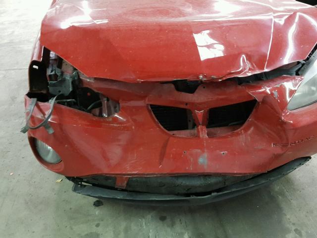 2G2WP552181121170 - 2008 PONTIAC GRAND PRIX RED photo 9