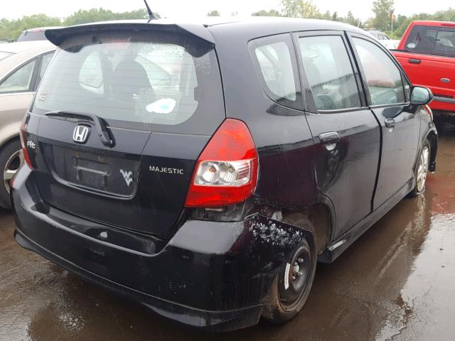 JHMGD38637S001489 - 2007 HONDA FIT S 黑色 照片 4