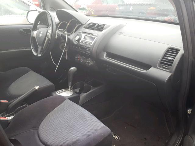JHMGD38637S001489 - 2007 HONDA FIT S 黑色 照片 5