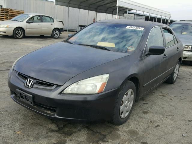 1HGCM56405A134227 - 2005 HONDA ACCORD LX BLACK photo 2