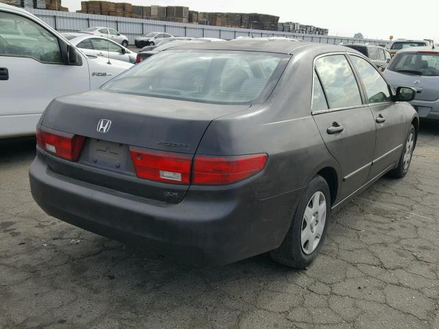 1HGCM56405A134227 - 2005 HONDA ACCORD LX BLACK photo 4