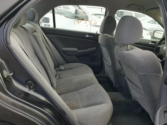 1HGCM56405A134227 - 2005 HONDA ACCORD LX BLACK photo 6