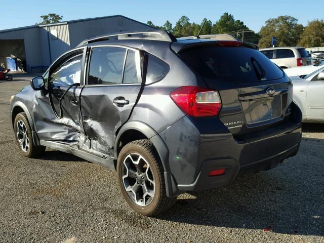 JF2GPAGC2E8304814 - 2014 SUBARU XV CROSSTR GRAY photo 3