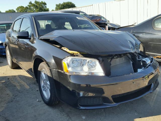 1B3BD1FB9BN626441 - 2011 DODGE AVENGER MA BLACK photo 1