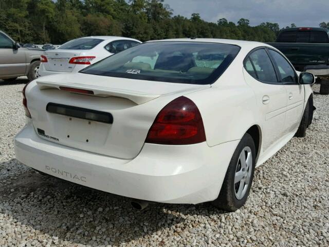 2G2WP552571183430 - 2007 PONTIAC GRAND PRIX WHITE photo 4