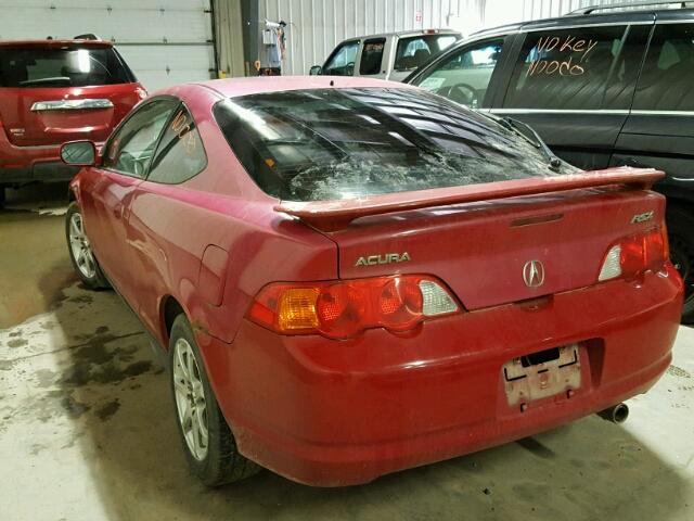 JH4DC54873C800902 - 2003 ACURA RSX RED photo 3
