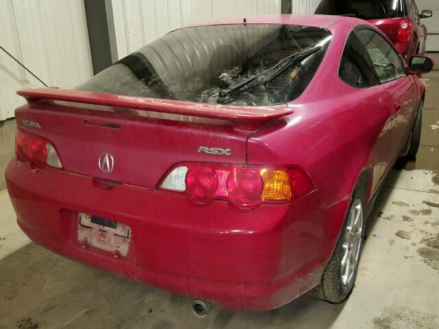 JH4DC54873C800902 - 2003 ACURA RSX RED photo 4