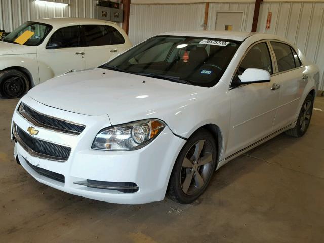 1G1ZC5E11BF115048 - 2011 CHEVROLET MALIBU 1LT WHITE photo 2
