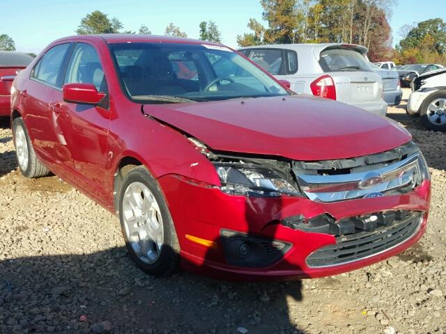 3FAHP0HA7AR317521 - 2010 FORD FUSION SE RED photo 1