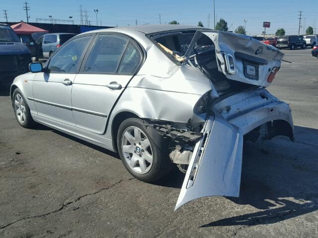 WBAET37423NJ32785 - 2003 BMW 325 I SILVER photo 3