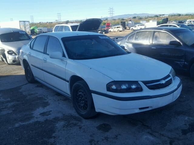 2G1WF52E059340107 - 2005 CHEVROLET IMPALA WHITE photo 1