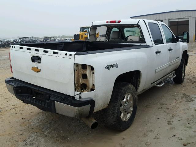 1GC4K0C86DF239343 - 2013 CHEVROLET SILVERADO WHITE photo 4