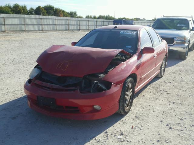 1G1JH52F647233253 - 2004 CHEVROLET CAVALIER L RED photo 2