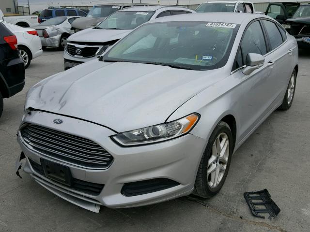 3FA6P0HR9DR238188 - 2013 FORD FUSION SE SILVER photo 2