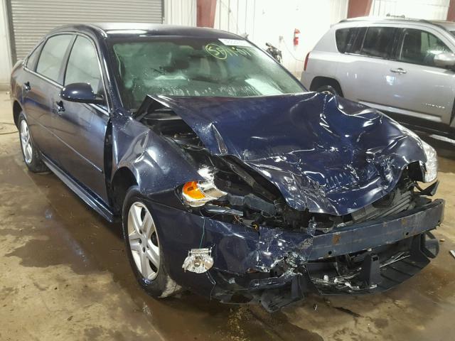 2G1WB57K091278173 - 2009 CHEVROLET IMPALA BLUE photo 1