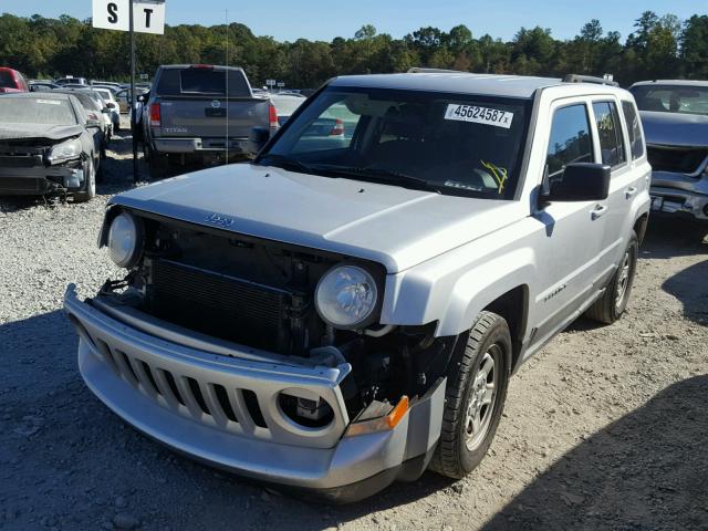 1J4NT1GB7BD146251 - 2011 JEEP PATRIOT SP SILVER photo 2