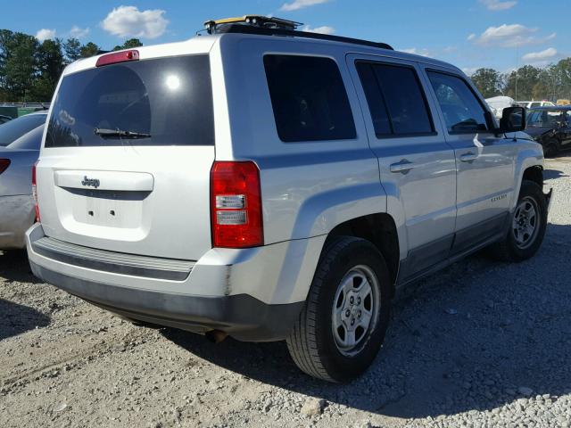 1J4NT1GB7BD146251 - 2011 JEEP PATRIOT SP SILVER photo 4