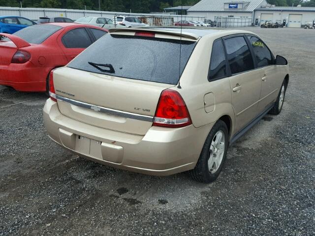 1G1ZU64825F147240 - 2005 CHEVROLET MALIBU MAX 金色 照片 4