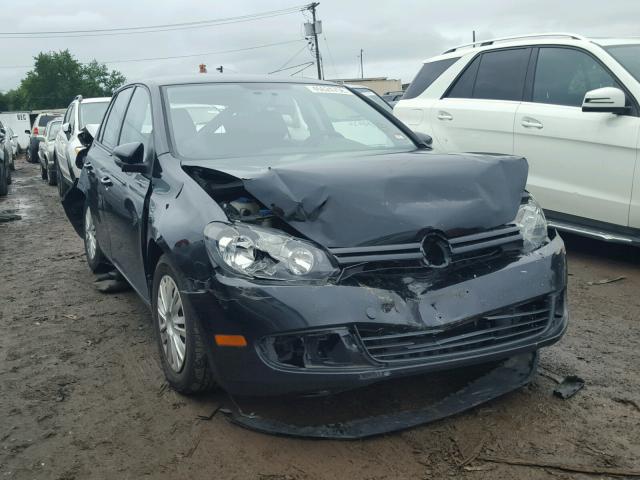 WVWDB7AJ0AW420450 - 2010 VOLKSWAGEN GOLF BLACK photo 1