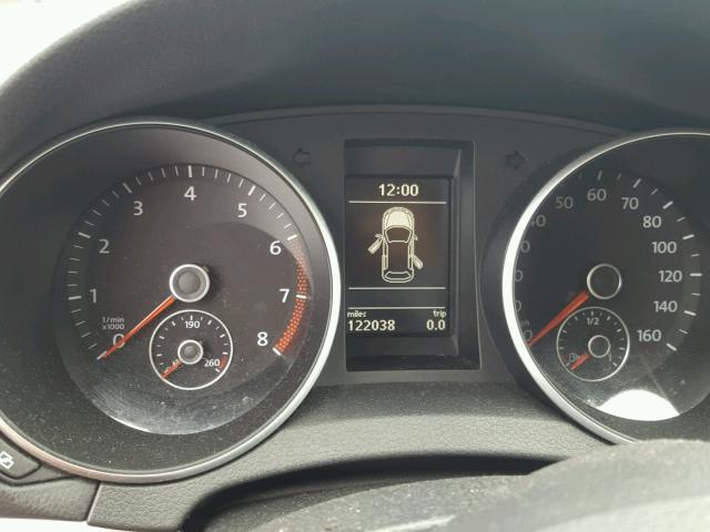 WVWDB7AJ0AW420450 - 2010 VOLKSWAGEN GOLF BLACK photo 8