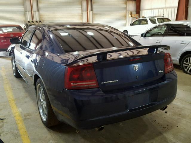 2B3KA53H46H305124 - 2006 DODGE CHARGER R/ BLUE photo 3