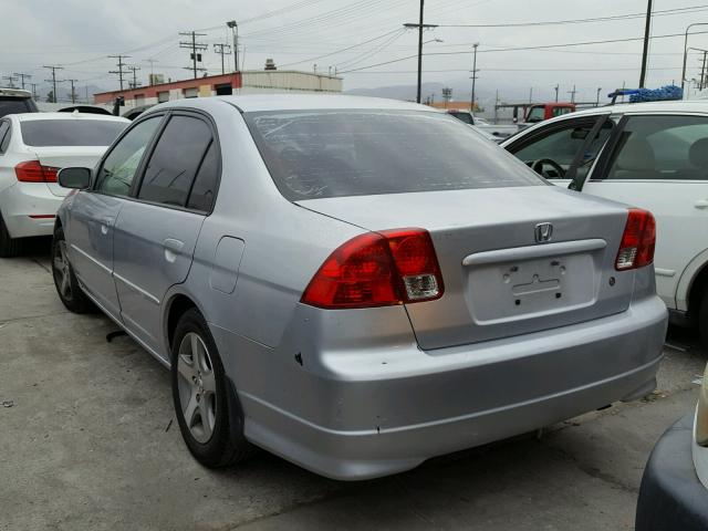 2HGES26705H522065 - 2005 HONDA CIVIC EX ვერცხლისფერი ფოტო 3