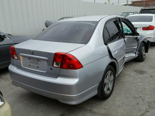2HGES26705H522065 - 2005 HONDA CIVIC EX ვერცხლისფერი ფოტო 4