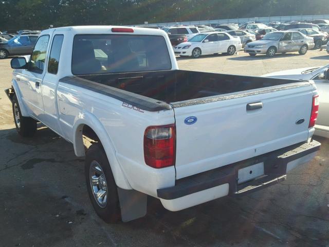 1FTYR14E55PA69303 - 2005 FORD RANGER SUP WHITE photo 3