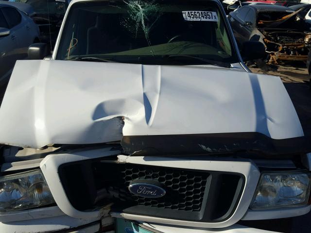 1FTYR14E55PA69303 - 2005 FORD RANGER SUP WHITE photo 7