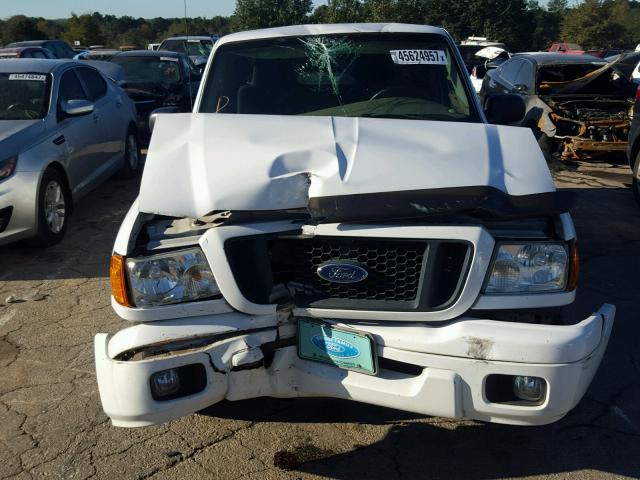 1FTYR14E55PA69303 - 2005 FORD RANGER SUP WHITE photo 9