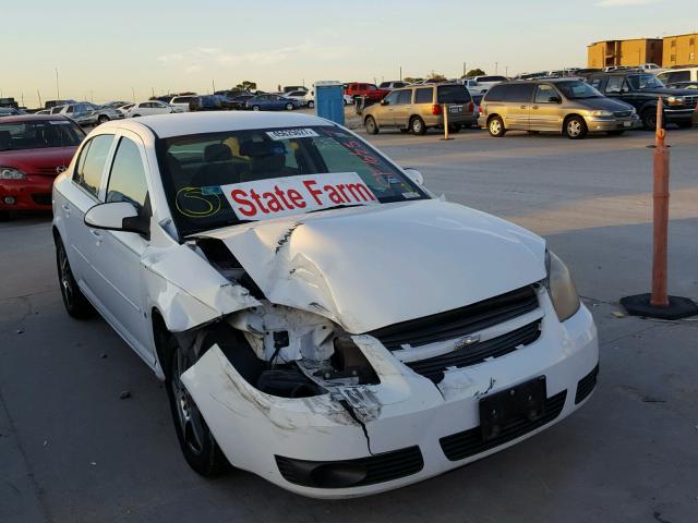 1G1AL58F487159438 - 2008 CHEVROLET COBALT WHITE photo 1