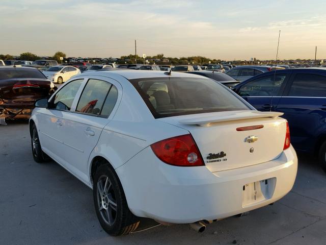 1G1AL58F487159438 - 2008 CHEVROLET COBALT WHITE photo 3