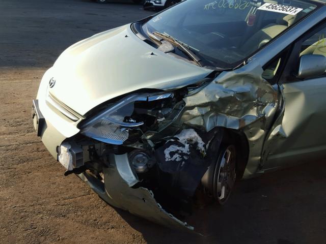 JTDKB20U967508386 - 2006 TOYOTA PRIUS GREEN photo 9