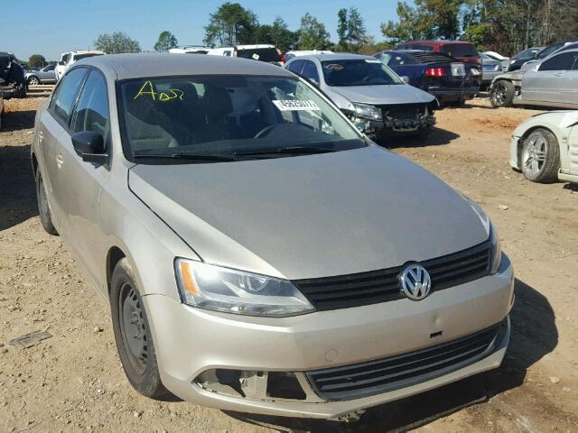 3VW2K7AJ1DM255355 - 2013 VOLKSWAGEN JETTA BASE TAN photo 1