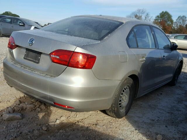 3VW2K7AJ1DM255355 - 2013 VOLKSWAGEN JETTA BASE TAN photo 3