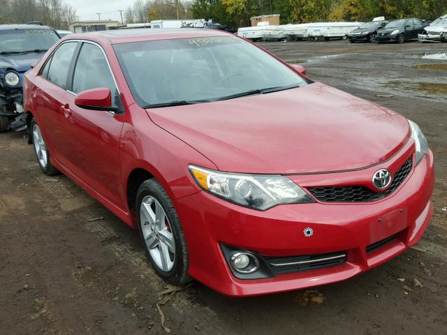 4T1BF1FK5DU673219 - 2013 TOYOTA CAMRY L RED photo 1