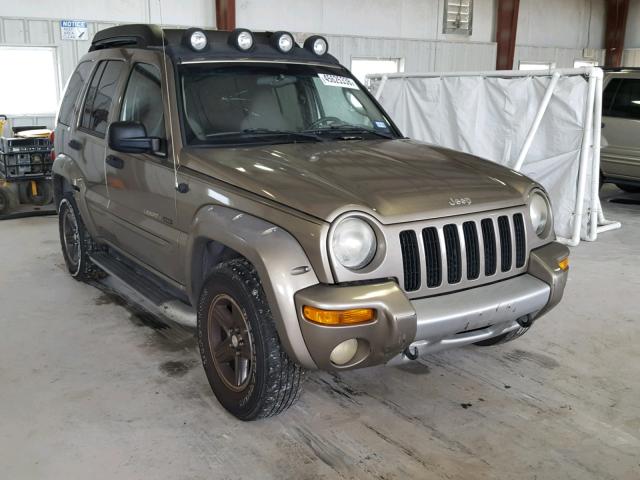 1J4GL38K13W575913 - 2003 JEEP LIBERTY RE TAN photo 1