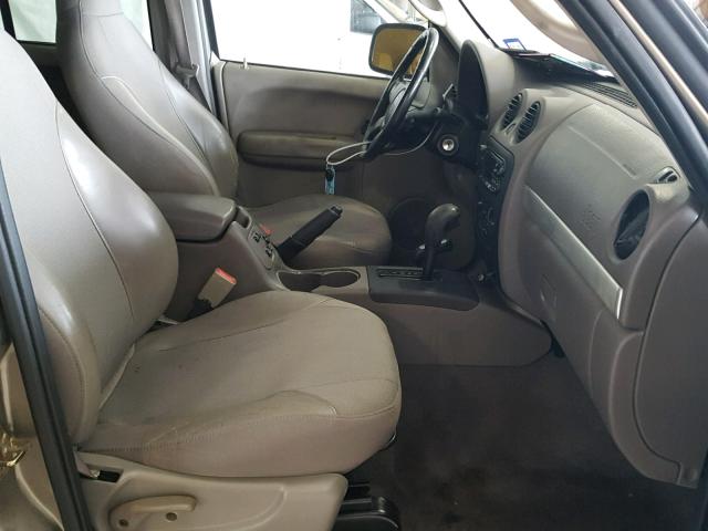 1J4GL38K13W575913 - 2003 JEEP LIBERTY RE TAN photo 5