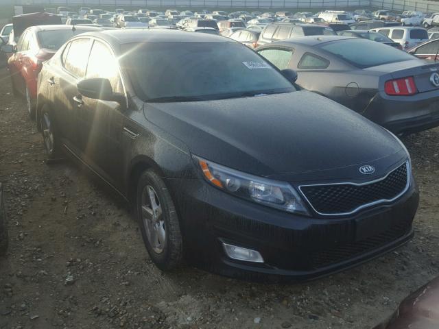 5XXGM4A70EG284936 - 2014 KIA OPTIMA LX BLACK photo 1