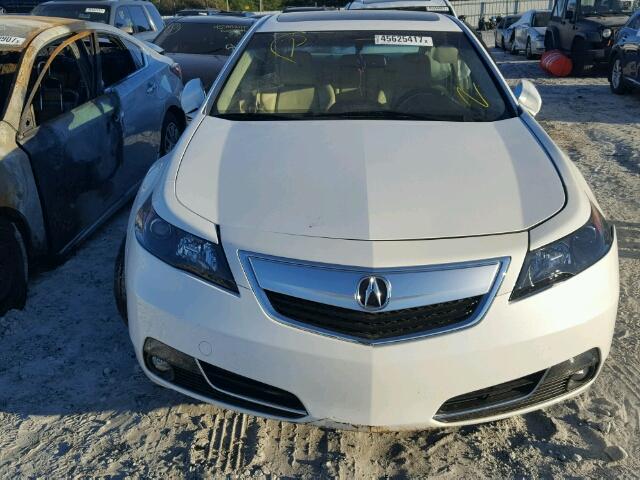 19UUA8F59DA009474 - 2013 ACURA TL TECH WHITE photo 10