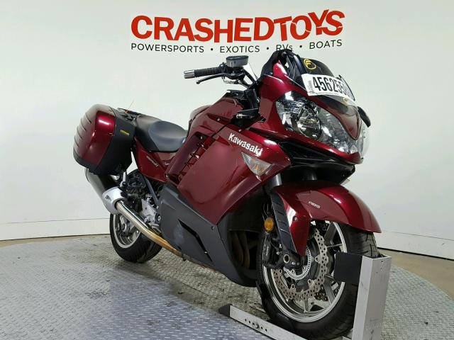 JKBZGNA1X9A020163 - 2009 KAWASAKI ZG1400 A RED photo 2