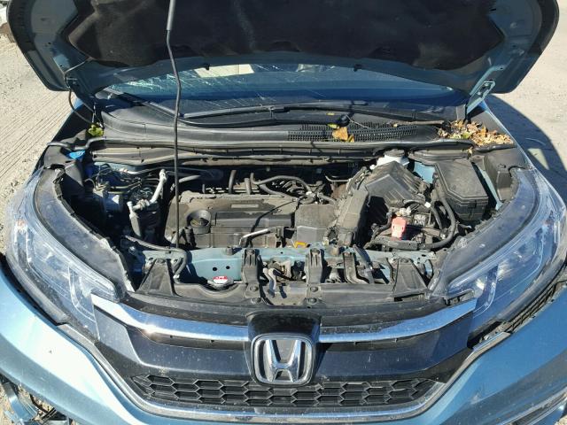 2HKRM3H74GH549552 - 2016 HONDA CR-V EXL TEAL photo 7