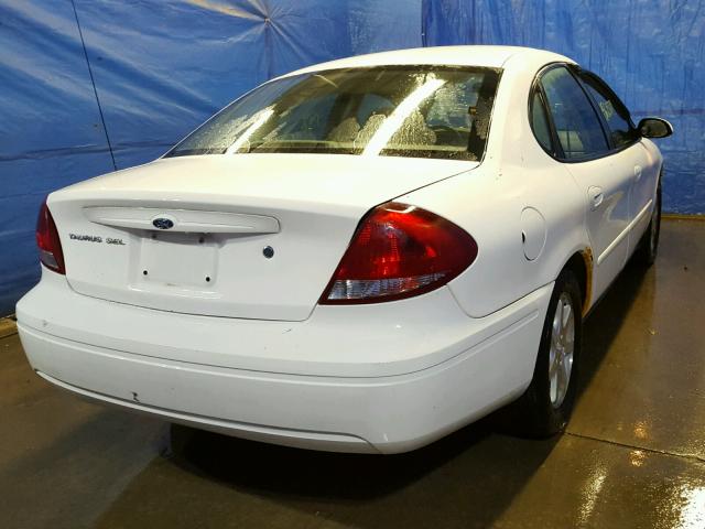 1FAFP56U26A243864 - 2006 FORD TAURUS SEL WHITE photo 4