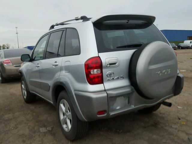 JTEGD20V640018031 - 2004 TOYOTA RAV4 SILVER photo 3