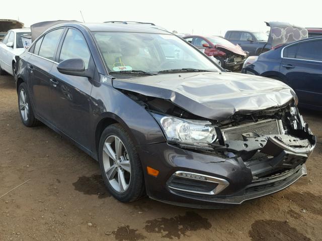 1G1PE5SB1F7177760 - 2015 CHEVROLET CRUZE LT BLACK photo 1