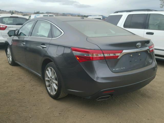 4T1BK1EBXDU028319 - 2013 TOYOTA AVALON BAS GRAY photo 3