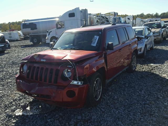 1J4NF2GB4AD530922 - 2010 JEEP PATRIOT SP RED photo 2